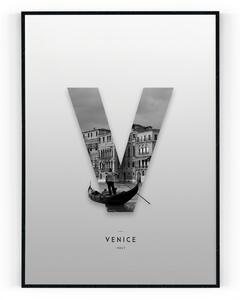 Plakát / Obraz Venice Pololesklý saténový papír A4 - 21 x 29,7 cm