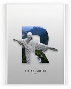 Plakát / Obraz Rio de Janeiro Tiskové plátno A4 - 21 x 29,7 cm