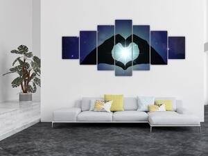 Obraz - Symbolická láska (210x100 cm)