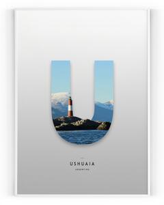 Plakát / Obraz Ushuaia 30 x 40 cm Pololesklý saténový papír