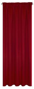 Červený zatemňovací závěs na pásce LOGAN 135x270 cm