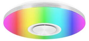 LED RGBW Stmívatelné stropní svítidlo s reproduktorem LED/60W/230V bílá + DO
