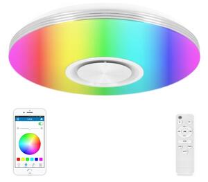 LED RGBW Stmívatelné stropní svítidlo s reproduktorem LED/60W/230V bílá + DO