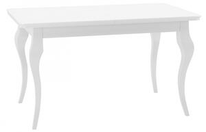 Rozkládací stůl Julia 140, Barva dřeva: bílý / bílý lesk Mirjan24 5903211003639