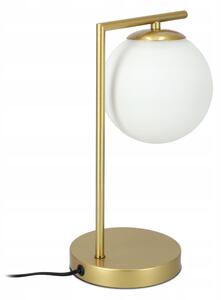 Stolní lampa 1xE27/40W/230V zlatá/bílá