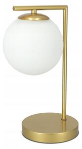 Stolní lampa 1xE27/40W/230V zlatá/bílá