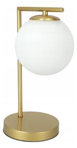 Stolní lampa 1xE27/40W/230V zlatá/bílá