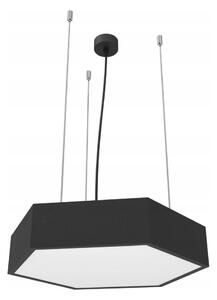 LED Lustr na lanku LED/20W/230V černá