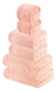 Livarno Home Sada froté ručníků, 6dílná (světle růžová) (100342089003)