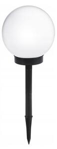 LED Solární lampa LED/1,2V 6500K 200 mAh pr. 10 cm IP44 bílá/černá
