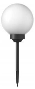 LED Solární lampa LED/1,2V 6500K 200 mAh pr. 10 cm IP44 bílá/černá