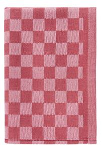 CHECKER STYLE Utěrka - červená