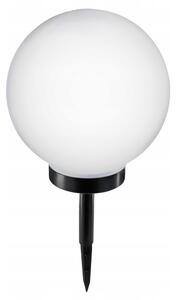LED Solární lampa LED/1,2V 6500K 200 mAh pr. 25 cm IP44 bílá/černá
