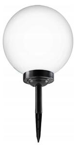 LED Solární lampa LED/1,2V 6500K 200 mAh pr. 30 cm IP44 bílá/černá