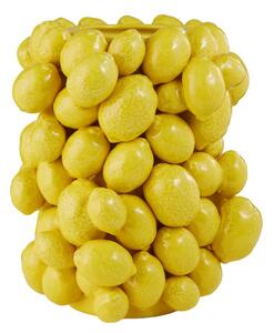 LEMON Váza 23 cm - žlutá
