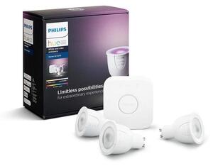 Základní sada Philips Hue WHITE AND COLOR AMBIANCE 3xGU10/6,5W/230V 2000-6500K