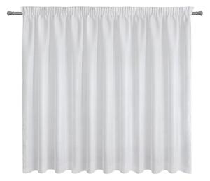 Bílá záclona na pásce REBECCA 350x155 cm