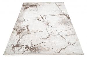Makro Abra Kusový koberec SAHARA K935D Abstraktní Moderní krémový béžový Rozměr: 80x150 cm
