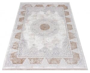 Makro Abra Kusový koberec SAHARA N761A Klasický Moderní krémový béžový Rozměr: 80x150 cm