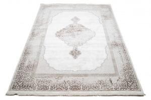 Makro Abra Kusový koberec SAHARA N764A Klasický krémový hnědý Rozměr: 80x150 cm
