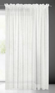 Bílá záclona na pásce LUCY 400x300 cm