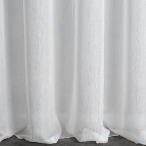Bílá záclona na kroužcích REBECCA 300x150 cm