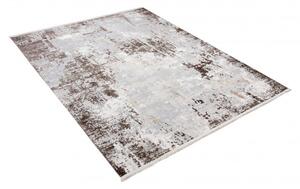 Makro Abra Kusový koberec SAHARA K946D Abstraktní světle šedý béžový Rozměr: 80x150 cm