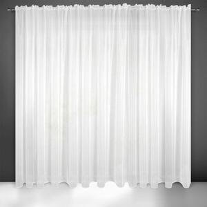 Bílá záclona LUCY na pásce 300 x 270 cm