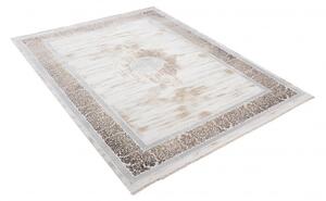 Makro Abra Kusový koberec SAHARA N768A Klasický krémový hnědý Rozměr: 80x150 cm