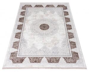 Makro Abra Kusový koberec SAHARA N761A Klasický Moderní krémový hnědý Rozměr: 80x150 cm