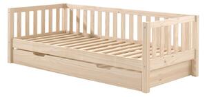 Dětská postel z borovicového dřeva s roštem v přírodní barvě 90x200 cm Fritz – Vipack