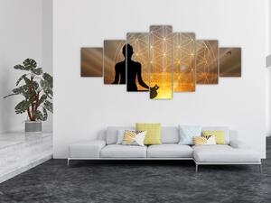 Obraz meditace (210x100 cm)