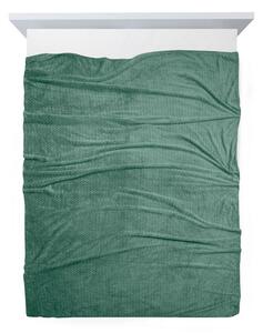 Hebká zelená deka CINDY3 s 3D efektem 170x210 cm
