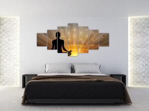Obraz meditace (210x100 cm)