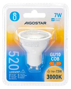 LED Žárovka COB GU10/7W/230V 3000K - Aigostar