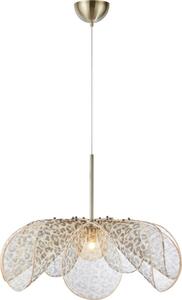 Markslöjd 109170 - Lustr na lanku STYRKA 1xE27/40W/230V pr. 75 cm béžová