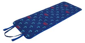 Modrý zahradní podsedák na lehátko 52x148 cm Anchors – B.E.S