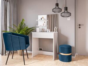 Moderní psací stůl a toaletní stolek Luka, Barva: biely Mirjan24 5903211018855