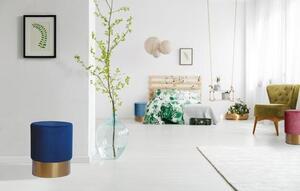 TABURET, dřevo, textil, kompozitní dřevo, 35/42 cm - Taburety, Online Only