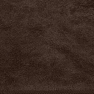 Hnědý rychleschnoucí sportovní ručník AMY 30x30 cm Rozměr: 50 x 90 cm