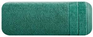 Klasický tmavě zelený ručník DAMLA s jemným pásem 30x50 cm Rozměr: 50 x 90 cm