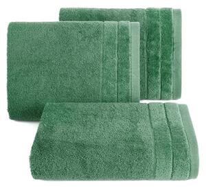 Eurofirany Klasický zelený ručník Damla s jemným pásem 30x50 cm Rozměr: 70 x 140 cm