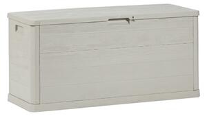 Světle šedý plastový zahradní úložný box Woodys – Toomax