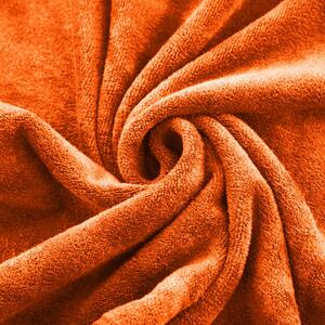 Tmavě oranžový rychleschnoucí sportovní ručník AMY 30x30 cm Rozměr: 50 x 90 cm