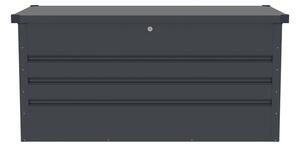 Antracitový zahradní úložný box Max A – Rojaplast