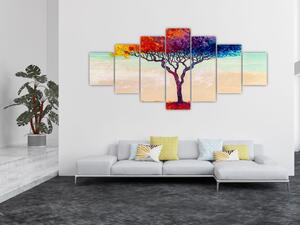 Obraz malovaného stromu (210x100 cm)