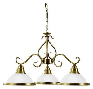 Prezent 75361 - Lustr na řetězu VIOLA 3xE14/40W/230V zlatá