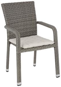 STOHOVATELNÉ KŘESLO, kov, plast, textil Ambia Garden - Stohovatelné židle