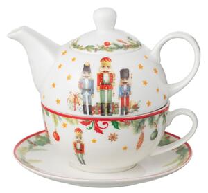 Tea for One s Louskáčky Chris Nutc v dárkové krabičce - 16*14*13 cm / 420 ml