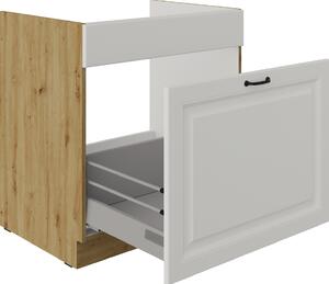 Kuchyňská skříňka STILO 80 ZL 1S BB PREMIO BOX Zvolte barevné provedení: STILO - BÍLÁ / ARTISAN